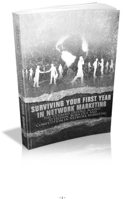 Product picture Surviving Your First Year in Network Marketing